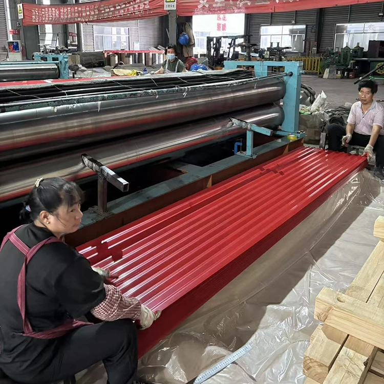 컬러 코팅 골판지 금속 루핑